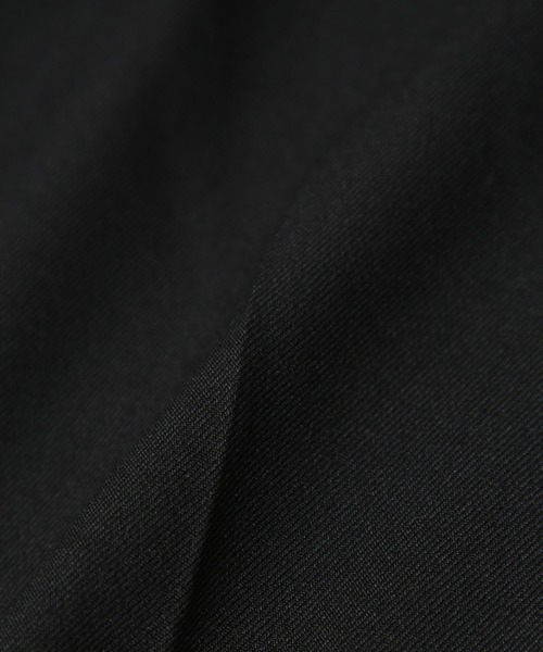 NANO universe（ナノユニバース）の「LB.03/側章メランジツイルセンタープレスパンツ（スラックス・メンズ・ブラック/チャコール・S/M/L）」の16枚目の写真