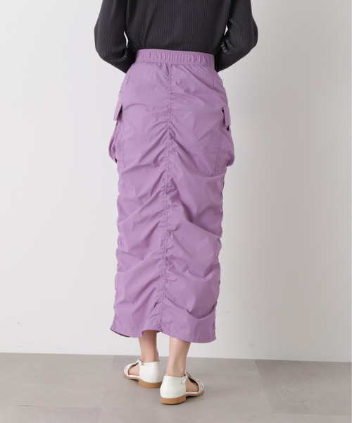 N.（N. Natural Beauty Basic）（エヌエヌナチュラルビューティーベーシック）の「◆カーゴデザインスカート（スカート・レディース・ブラック/カーキ/ライラック・MEDIUM）」の5枚目の写真