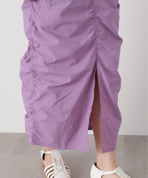 N.（N. Natural Beauty Basic）（エヌエヌナチュラルビューティーベーシック）の「◆カーゴデザインスカート（スカート・レディース・ブラック/カーキ/ライラック・MEDIUM）」の21枚目の写真