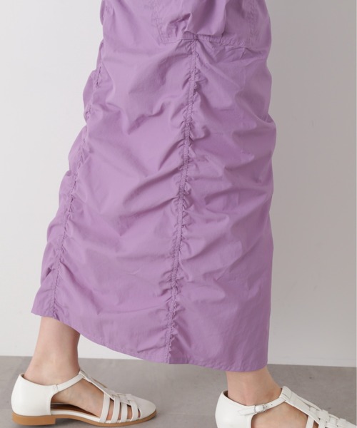 N.（N. Natural Beauty Basic）（エヌエヌナチュラルビューティーベーシック）の「◆カーゴデザインスカート（スカート・レディース・ブラック/カーキ/ライラック・MEDIUM）」の8枚目の写真