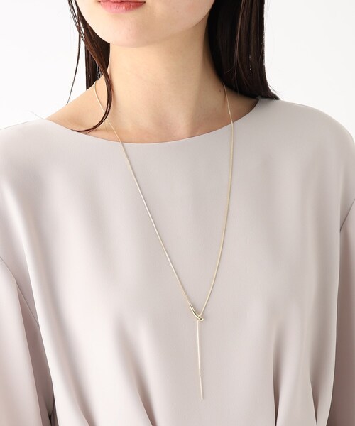 OPAQUE.CLIP(オペークドットクリップ)の「◆メタルYネックレス(ネックレス・レディース・ゴールド/シルバー・00)」の5枚目の写真