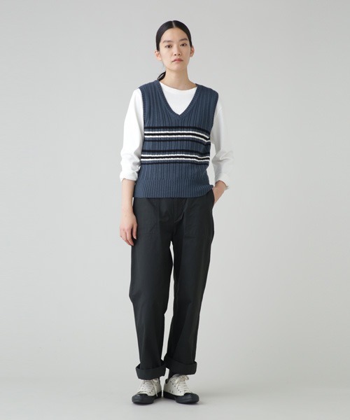 MHL.（エムエイチエル）の「COTTON WOOL RANDOM FEED（ベスト