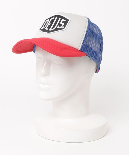 DEUS EX MACHINA（デウスエクスマキナ）の「【DEUS EX MACHINA / デウス エクス マキナ】 Baylands Trucker（キャップ・メンズ・ブラック×グレー/ブルー系その他/ブラック×ホワイト/ブルー系その他2/ブラック・FREE）」の5枚目の写真