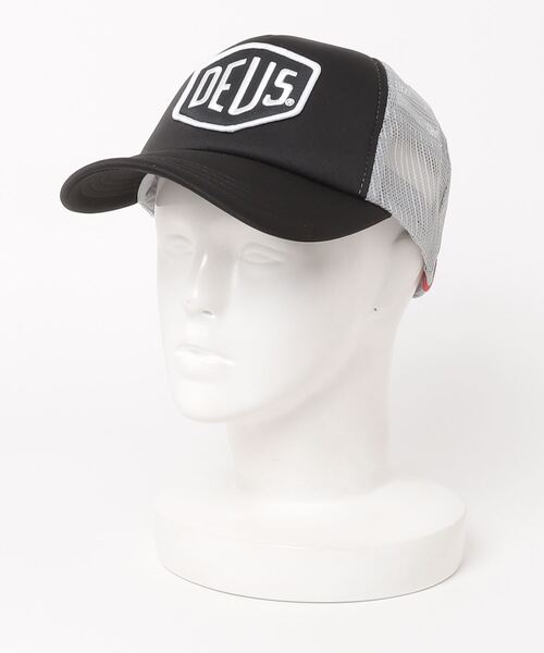 DEUS EX MACHINA（デウスエクスマキナ）の「【DEUS EX MACHINA / デウス エクス マキナ】 Baylands Trucker（キャップ・メンズ・ブラック×グレー/ブルー系その他/ブラック×ホワイト/ブルー系その他2/ブラック・FREE）」の3枚目の写真