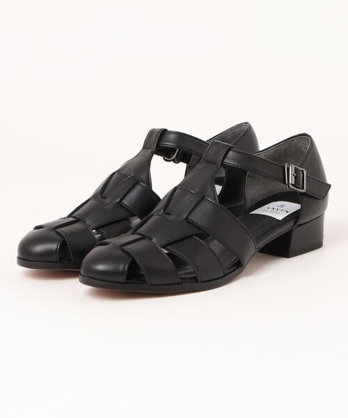 LANVIN en Bleu（ランバンオンブルー）の「グルカサンダル（パンプス・レディース・ブラック/シルバー・23.5cm/24.5cm/23.0cm/24.0cm/22.5cm）」の2枚目の写真
