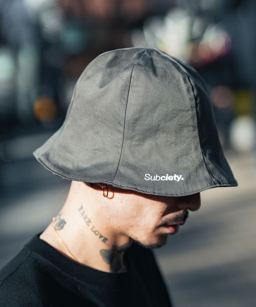 Subciety（サブサエティ）の「REVERSIBLE TULIP HAT（ハット・メンズ・カーキ/ブラック・FREE）」の9枚目の写真
