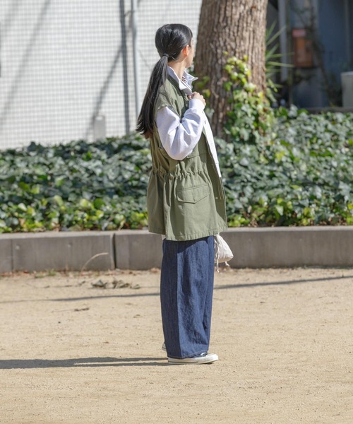 UR Lab.(アーバンリサーチラボ)の「ミリタリーベスト(ベスト・レディース・カーキ/ブラック・FREE)」の13枚目の写真