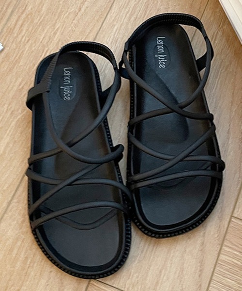 Burner（バーナー）の「【26 BURNER SELECT】チューブストラップスポーツサンダル KIK-sand-001（スニーカー・レディース・ブルー/ブラウン/ピンク/ブラック/ワイン/グリーン/ベージュ・23.5㎝/23㎝/24㎝/25㎝/24.5㎝）」の12枚目の写真