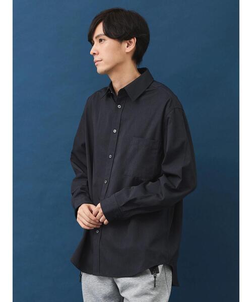 CRAFT STANDARD BOUTIQUE(クラフトスタンダードブティック)の「T/Rレギュラーカラーシャツ(シャツ/ブラウス・メンズ・ブラック/ダークブルー/アイボリー/グレイッシュベージュ/チャコールグレー/モカ・M/XL/L)」の17枚目の写真