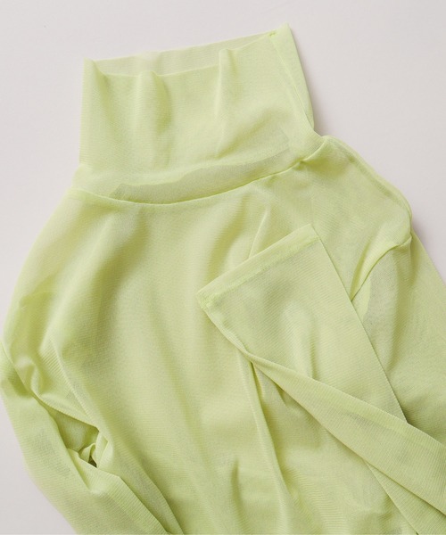 I am I in fact...（アイアムアイインファクト）の「パワーネットチュール　インナー（Tシャツ/カットソー・レディース・ピンク/グリーン/サックスブルー/ブルー・FREE）」の18枚目の写真