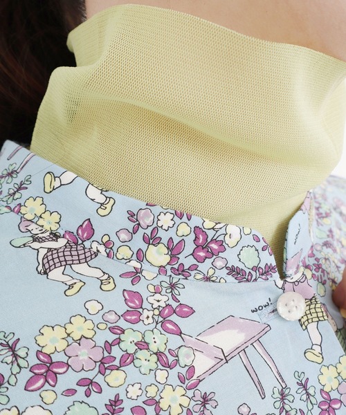 I am I in fact...（アイアムアイインファクト）の「パワーネットチュール　インナー（Tシャツ/カットソー・レディース・ピンク/グリーン/サックスブルー/ブルー・FREE）」の20枚目の写真