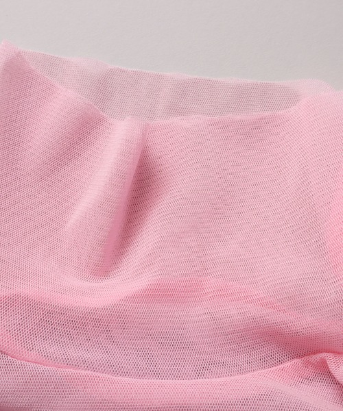 I am I in fact...（アイアムアイインファクト）の「パワーネットチュール　インナー（Tシャツ/カットソー・レディース・ピンク/グリーン/サックスブルー/ブルー・FREE）」の19枚目の写真