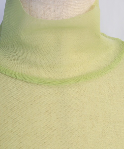 I am I in fact...（アイアムアイインファクト）の「パワーネットチュール　インナー（Tシャツ/カットソー・レディース・ピンク/グリーン/サックスブルー/ブルー・FREE）」の22枚目の写真