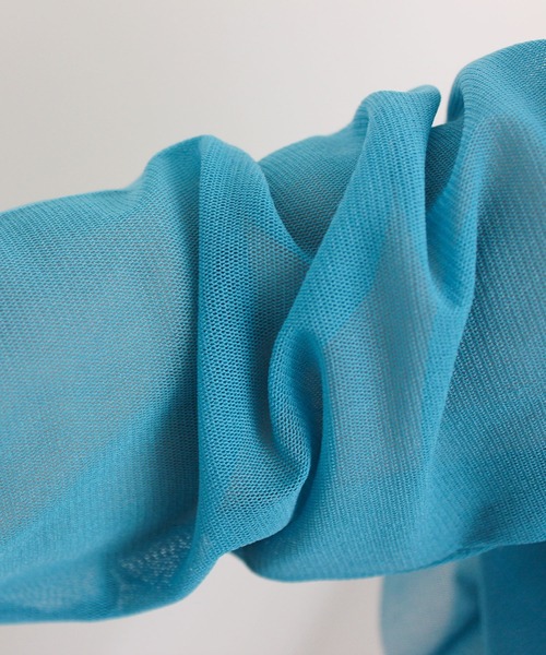 I am I in fact...（アイアムアイインファクト）の「パワーネットチュール　インナー（Tシャツ/カットソー・レディース・ピンク/グリーン/サックスブルー/ブルー・FREE）」の12枚目の写真