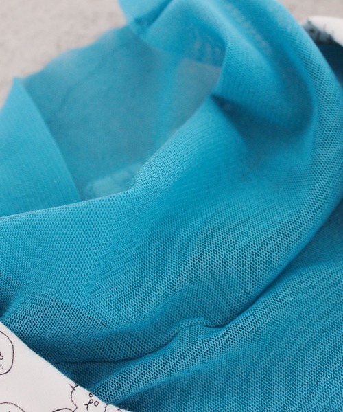I am I in fact...（アイアムアイインファクト）の「パワーネットチュール　インナー（Tシャツ/カットソー・レディース・ピンク/グリーン/サックスブルー/ブルー・FREE）」の7枚目の写真