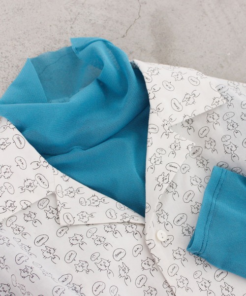 I am I in fact...（アイアムアイインファクト）の「パワーネットチュール　インナー（Tシャツ/カットソー・レディース・ピンク/グリーン/サックスブルー/ブルー・FREE）」の16枚目の写真