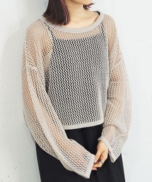 tiptop | メッシュプルオーバー×キャミセット(ニット/セーター)