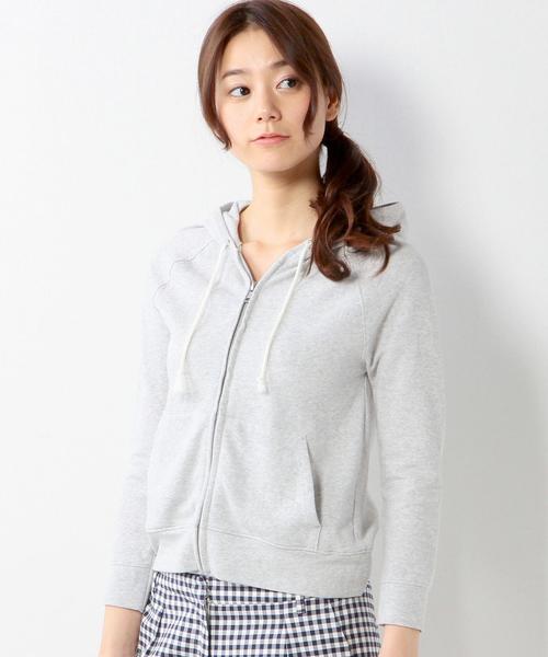 Jewel Changes(ジュエルチェンジズ)の「JC C ラッセル ZIP フードパーカー / ジップ / パーカー(パーカー・レディース・オフホワイト/グレー/その他1・フリー)」の3枚目の写真