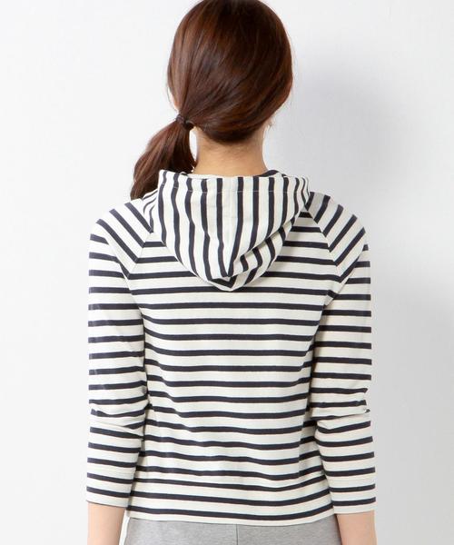 Jewel Changes(ジュエルチェンジズ)の「JC C ラッセル ZIP フードパーカー / ジップ / パーカー(パーカー・レディース・オフホワイト/グレー/その他1・フリー)」の5枚目の写真