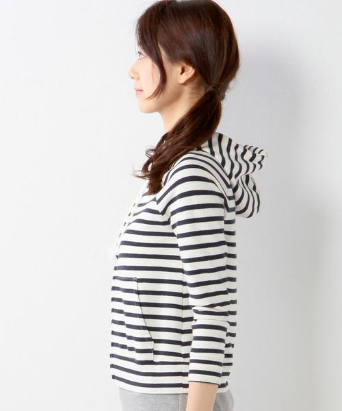 Jewel Changes(ジュエルチェンジズ)の「JC C ラッセル ZIP フードパーカー / ジップ / パーカー(パーカー・レディース・オフホワイト/グレー/その他1・フリー)」の7枚目の写真