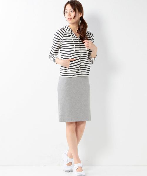 Jewel Changes(ジュエルチェンジズ)の「JC C ラッセル ZIP フードパーカー / ジップ / パーカー(パーカー・レディース・オフホワイト/グレー/その他1・フリー)」の8枚目の写真