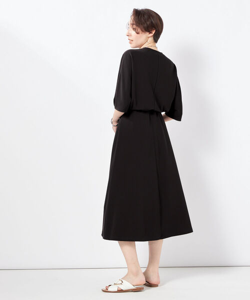 NOLLEY’S（ノーリーズ）の「◇【WEB限定カラーあり】カットジョーゼットフレアスカート（スカート・レディース・ネイビー/ホワイト/ブラック/カーキ・38/36）」の5枚目の写真