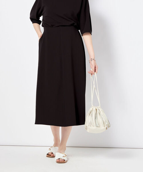 NOLLEY’S（ノーリーズ）の「◇【WEB限定カラーあり】カットジョーゼットフレアスカート（スカート・レディース・ネイビー/ホワイト/ブラック/カーキ・38/36）」の22枚目の写真