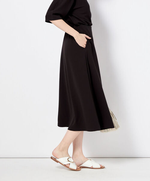 NOLLEY’S（ノーリーズ）の「◇【WEB限定カラーあり】カットジョーゼットフレアスカート（スカート・レディース・ネイビー/ホワイト/ブラック/カーキ・38/36）」の14枚目の写真