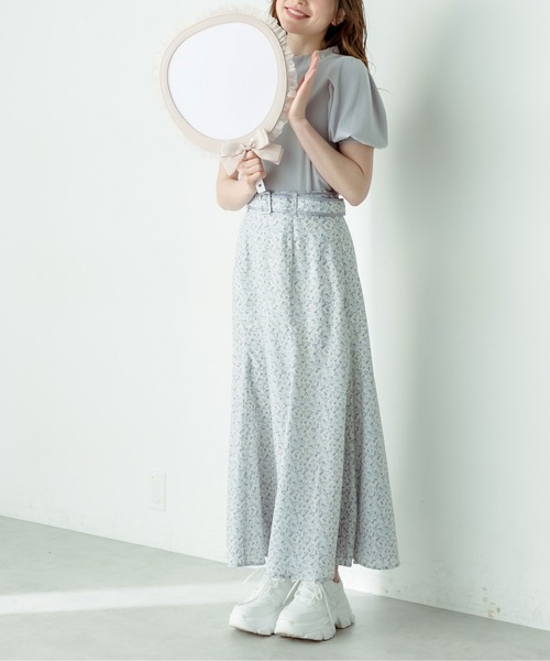 OLIVE des OLIVE（オリーブデオリーブ）の「Aierianejoieシアーフリルうちわケース（その他雑貨・レディース・ピンク/ブラック/ピンクベージュ・FREE）」の10枚目の写真