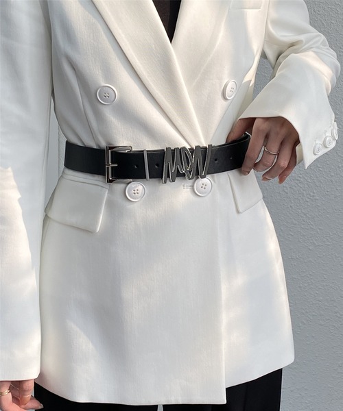 LA VORAGINE（ラ ヴォラジネ）の「デザイン バックル ベルト（ベルト・レディース・ブラック・FREE）」の13枚目の写真