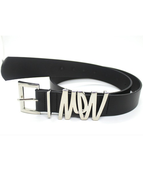 LA VORAGINE（ラ ヴォラジネ）の「デザイン バックル ベルト（ベルト・レディース・ブラック・FREE）」の2枚目の写真