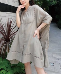 CORNERS | ビッグシルエットデザインチュニック(シャツ/ブラウス)