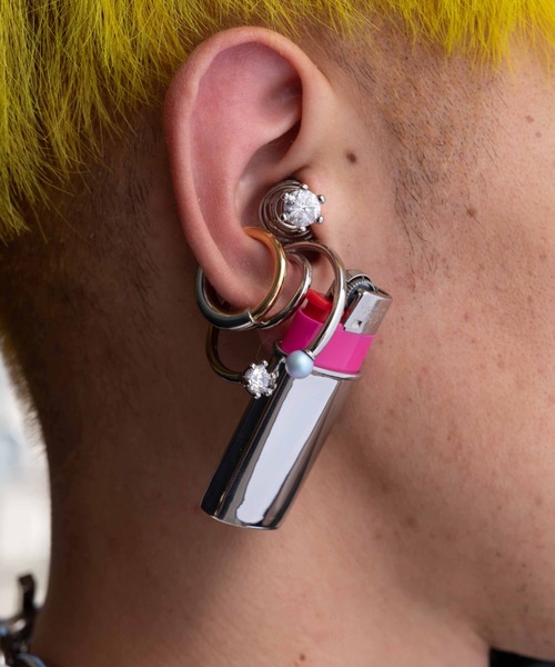 D'heygere（ディヘラ）の「Toi Et Moi Piercing Ear Cuff（イヤーカフ