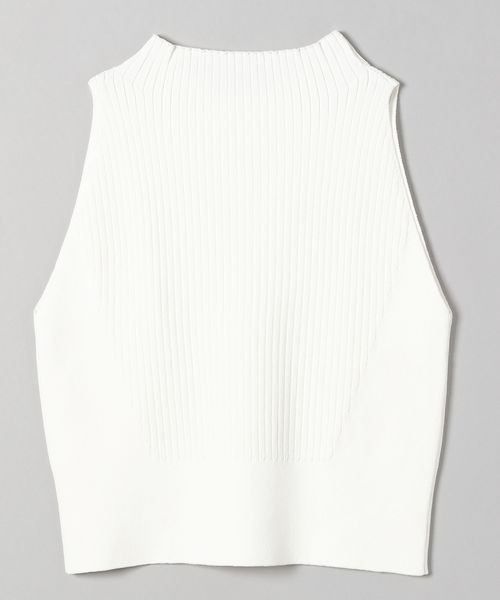 JEANASIS（ジーナシス）の「ボトルネッククロップドニットタンク/198082（タンクトップ・レディース・ホワイト/ブラック/イエロー・FREE）」の12枚目の写真