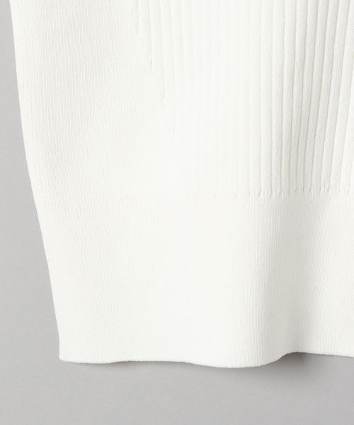 JEANASIS（ジーナシス）の「ボトルネッククロップドニットタンク/198082（タンクトップ・レディース・ホワイト/ブラック/イエロー・FREE）」の6枚目の写真