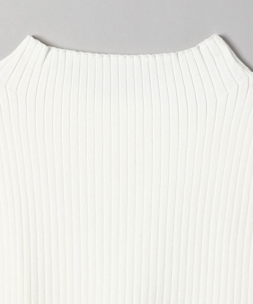 JEANASIS（ジーナシス）の「ボトルネッククロップドニットタンク/198082（タンクトップ・レディース・ホワイト/ブラック/イエロー・FREE）」の11枚目の写真