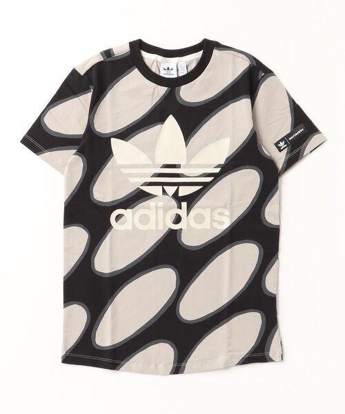 adidas(アディダス)の「adidas アディダス W T-SHIRT AOP(MMK) ショートスリーブ(マリメッコ) IC1543 MULTCO/LBROWN(Tシャツ/カットソー・レディース・マルチ・MEDIUM/LARGE/SMALL)」の1枚目の写真