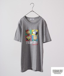 PEANUTS スヌーピー プリントTシャツ