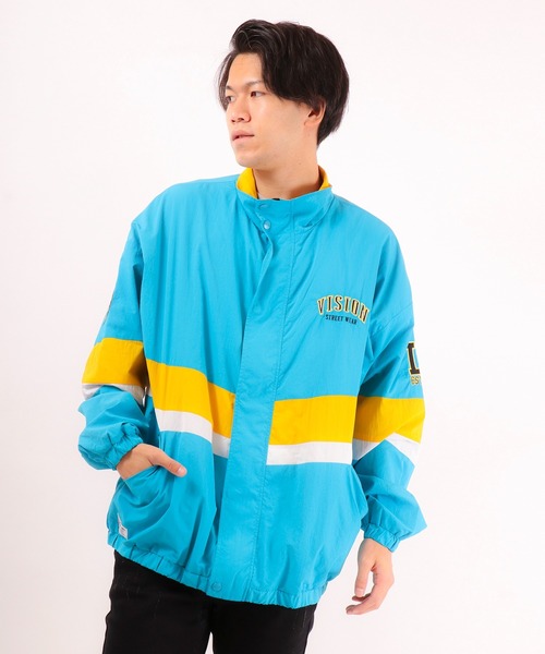 VISION STREET WEAR(ヴィジョンストリートウェア)の「VISION STREET WEAR ヴィンテージワッペンナイロンブルゾン(ブルゾン・メンズ・ブラック系その他2/ブラック系その他/ターコイズブルー/ホワイト・L/LL/M)」の22枚目の写真