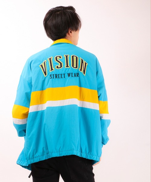 VISION STREET WEAR(ヴィジョンストリートウェア)の「VISION STREET WEAR ヴィンテージワッペンナイロンブルゾン(ブルゾン・メンズ・ブラック系その他2/ブラック系その他/ターコイズブルー/ホワイト・L/LL/M)」の21枚目の写真