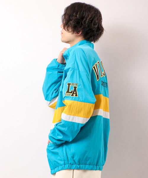 VISION STREET WEAR(ヴィジョンストリートウェア)の「VISION STREET WEAR ヴィンテージワッペンナイロンブルゾン(ブルゾン・メンズ・ブラック系その他2/ブラック系その他/ターコイズブルー/ホワイト・L/LL/M)」の13枚目の写真