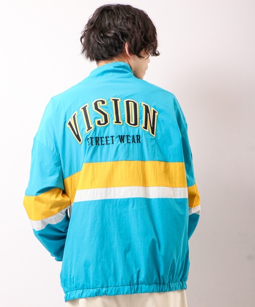 VISION STREET WEAR(ヴィジョンストリートウェア)の「VISION STREET WEAR ヴィンテージワッペンナイロンブルゾン(ブルゾン・メンズ・ブラック系その他2/ブラック系その他/ターコイズブルー/ホワイト・L/LL/M)」の12枚目の写真