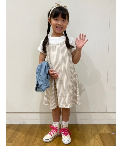 GAP（ギャップ）の「Babygap ワンピースレイヤー2点セット（ワンピース・キッズ・ブルー/ピンク/ベージュ・18-24M/6-12M/12-18M/3 YRS/4 YRS/5 YRS/2 YRS）」の8枚目の写真