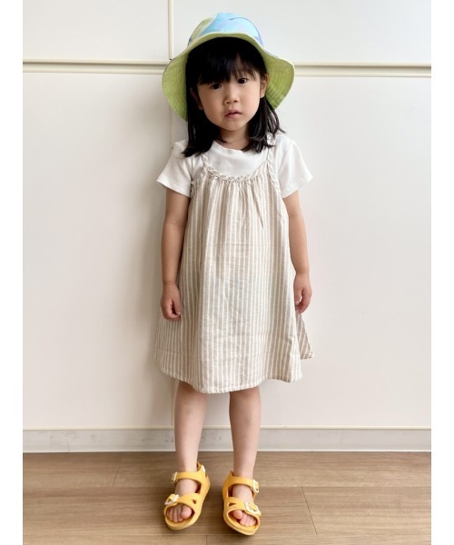 GAP（ギャップ）の「Babygap ワンピースレイヤー2点セット（ワンピース・キッズ・ブルー/ピンク/ベージュ・18-24M/6-12M/12-18M/3 YRS/4 YRS/5 YRS/2 YRS）」の10枚目の写真