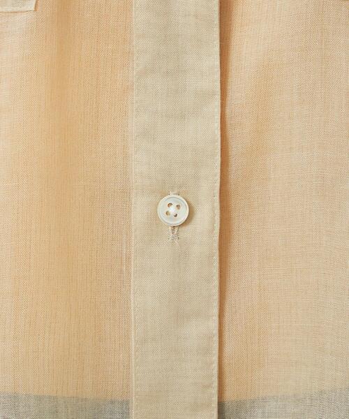 スリットスリーブシアーオーバーシャツ