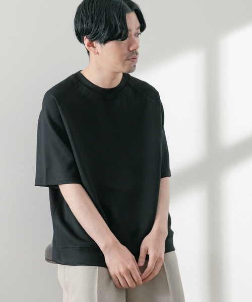 ITEMS URBANRESEARCH(アイテムズ アーバンリサーチ)の「ライトダンボール ショートスリーブプルオーバー(スウェット・メンズ・ライトグレー/ブラック/グレー・MEDIUM/LARGE)」の18枚目の写真