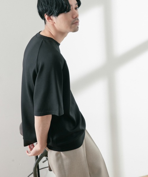 ITEMS URBANRESEARCH(アイテムズ アーバンリサーチ)の「ライトダンボール ショートスリーブプルオーバー(スウェット・メンズ・ライトグレー/ブラック/グレー・MEDIUM/LARGE)」の20枚目の写真