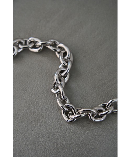 AZUL by moussy(アズールバイマウジー)の「MANTEL CHAIN NECKLACE/マントルチェーンネックレス(ネックレス・メンズ・シルバー・FREE)」の3枚目の写真