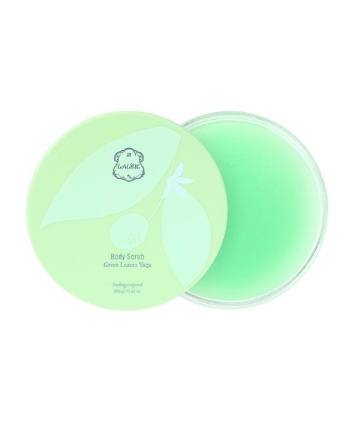 ボディスクラブ グリーンリーブスユズ(限定)500g（ボディスクラブ/ピーリング）｜Laline（ラリン）