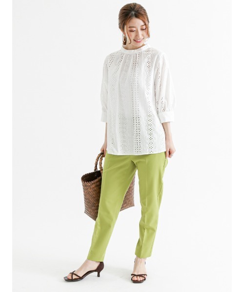 Te chichi（テチチ）の「チェックアソートペンシルパンツ（その他パンツ・レディース・ブラック/イエロー/ブルー・MEDIUM/SMALL）」の18枚目の写真